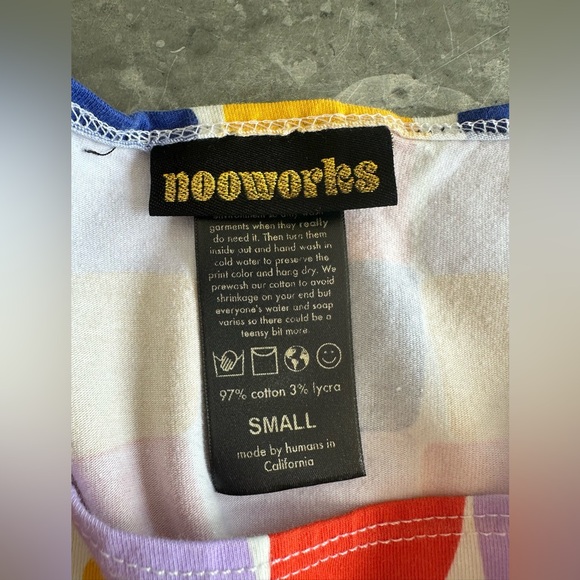 SOLD - Nooworks Grid Print Brenda Dress Size S - Picture 5 of 8